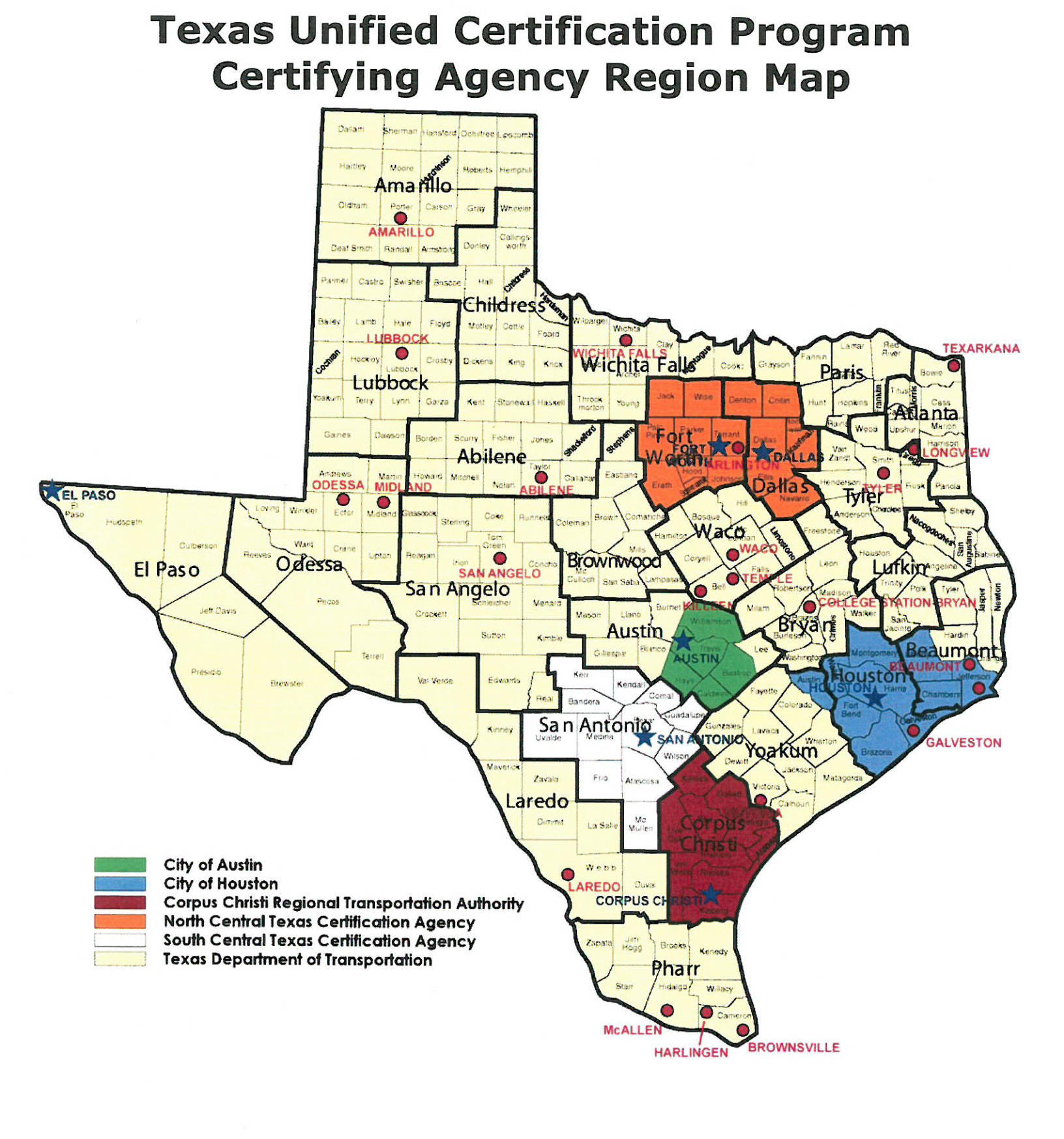 NCTRCA - Service Territory